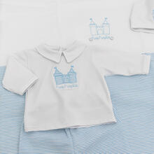 SET CORREDINO PRIMA NASCITA ESTIVO IN COTONE JERSEY 