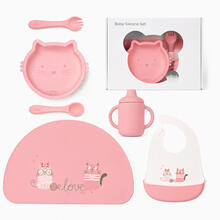 SET PAPPA SVEZZAMENTO IN SILICONE 