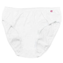 SLIP DONNA PURO COTONE CON BRODINO DI PIZZO 