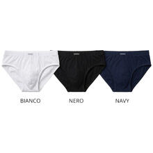 SLIP UOMO IN PURO COTONE CON LOGO 