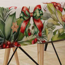 TOVAGLIA NATALIZIA X6 COTONE STAMPA DIGITALE CM 140X180 