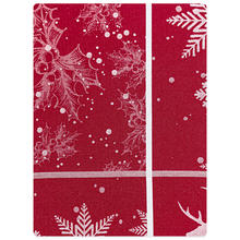 TOVAGLIA NATALIZIA X6 JACQUARD LUREX PIAZZATA 