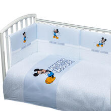 TRAPUNTA + PARACOLPI 5pz LENZUOLO SOPRA,SOTTO E FEDERA 