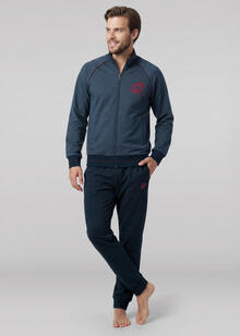 TUTA UOMO FELPA LOTTO GARZATA FULL ZIP 