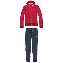 TUTA UOMO FELPA NON GARZATA FULL ZIP 