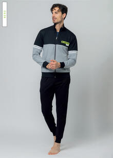 TUTA UOMO FELPA NON GARZATA LOTTO 