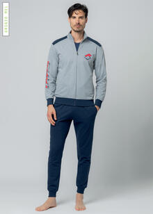 TUTA UOMO FELPA NON GARZATA LOTTO 