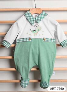 TUTINA NEONATO IN PURO COTONE 