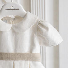 VESTINA BATTESIMALE ESTIVA CON CAPPELLINO 