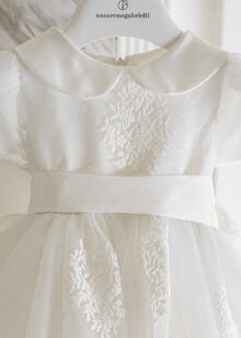 VESTINA BATTESIMALE ESTIVA CON CAPPELLINO 