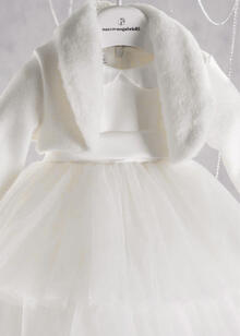 VESTINA BATTESIMALE INVERNALE CON CAPPELLINO 