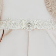 VESTINA BATTESIMALE INVERNALE CON PELLICCIOTTO E CAPPELLINO 