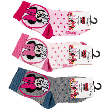 calzino-bimba-corto-minnie-caldo-cotone