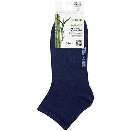calzino-corto-donna-cotone-bamboo-3pack