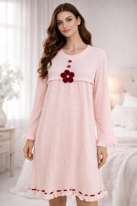 camicia-da-notte-caldo-cotone-manica-lunga