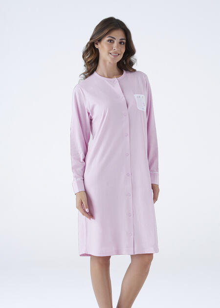 camicia-da-notte-donna-manica-lunga-aperta-jersey-in-scatola