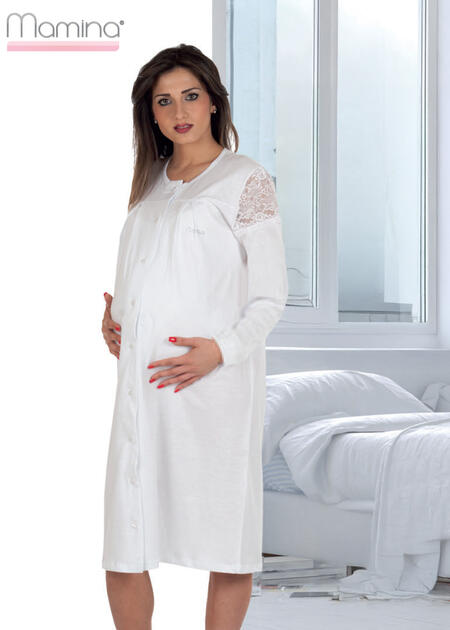 camicia-da-notte-premaman-manica-lunga-cotone-64507