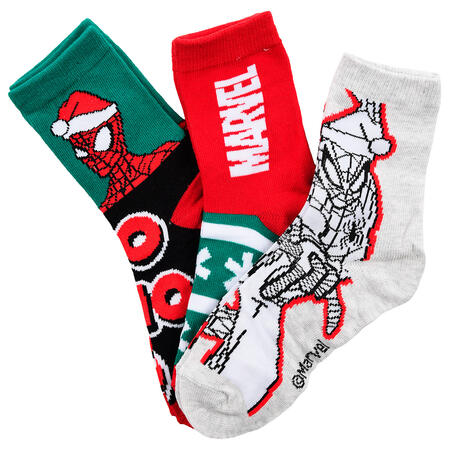 confezione-da-3-pz-calzino-spiderman-rosso-natale-63770