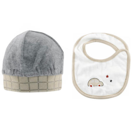 coordinato-cappello--bavetta-ciniglia