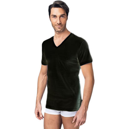 maglia-uomo-cotone-mezza-manica-scollo-a-punta-41759