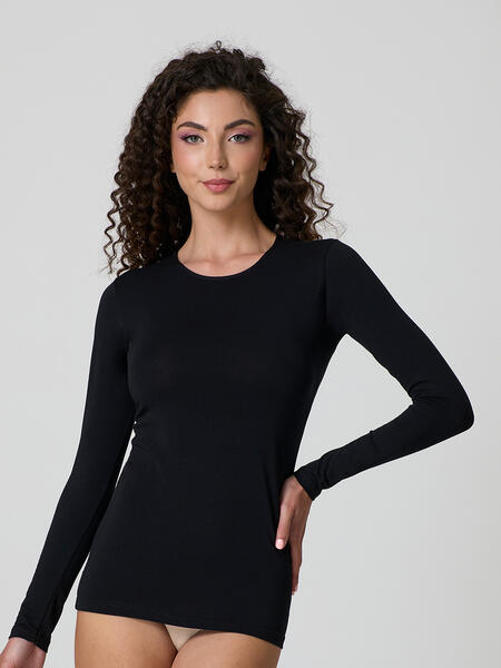 maglia-donna-cotone-elasticizzato-collo-incollato