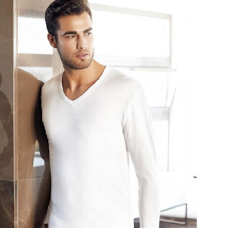 maglia-uomo-manica-lunga-caldo-cotone-con-scollo-a-punta