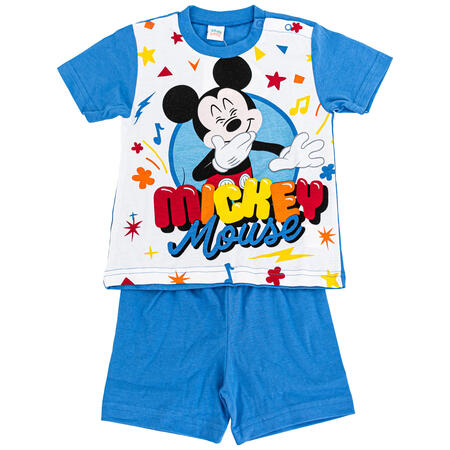 pigiama-neonato-cotone-manica-corta-mickey