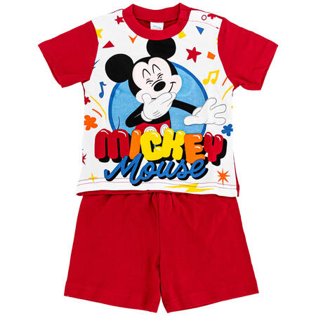 pigiama-neonato-cotone-manica-corta-mickey