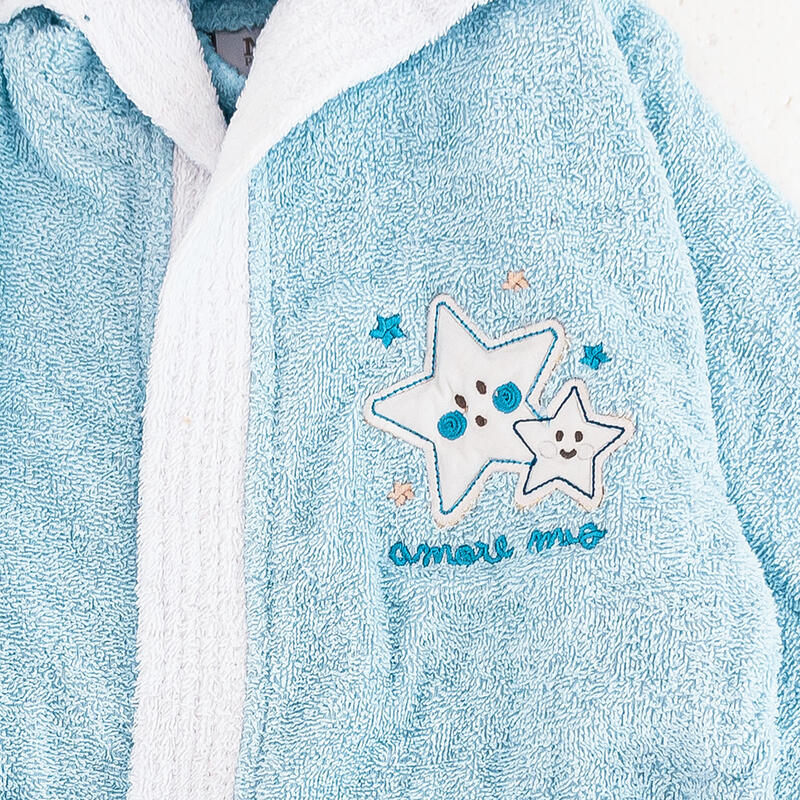 ACCAPPATOIO NEONATO CON MANICHE SPUGNA 330GR BuyBuy24 Abbilgiamento e Biancheria