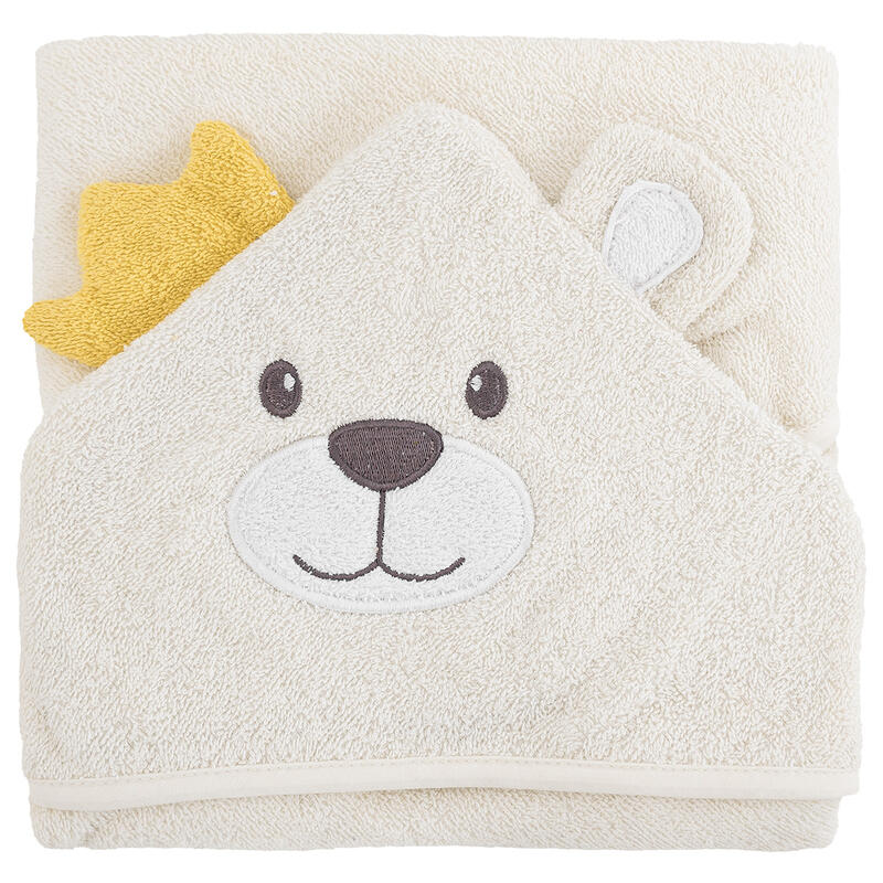 ACCAPPATOIO NEONATO TRIANGOLO 75X75 CM 100% COTONE BuyBuy24 Abbilgiamento e Biancheria