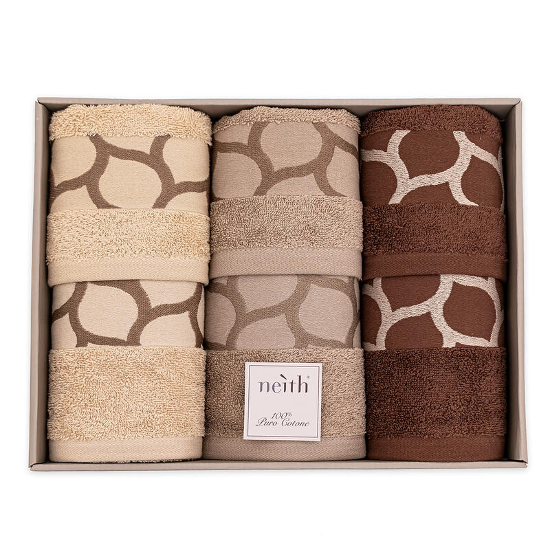 ASCIUGAMANI 3+3 IN SCATOLA SPUGNA 450 GRAMMI MQ BuyBuy24 Abbilgiamento e Biancheria