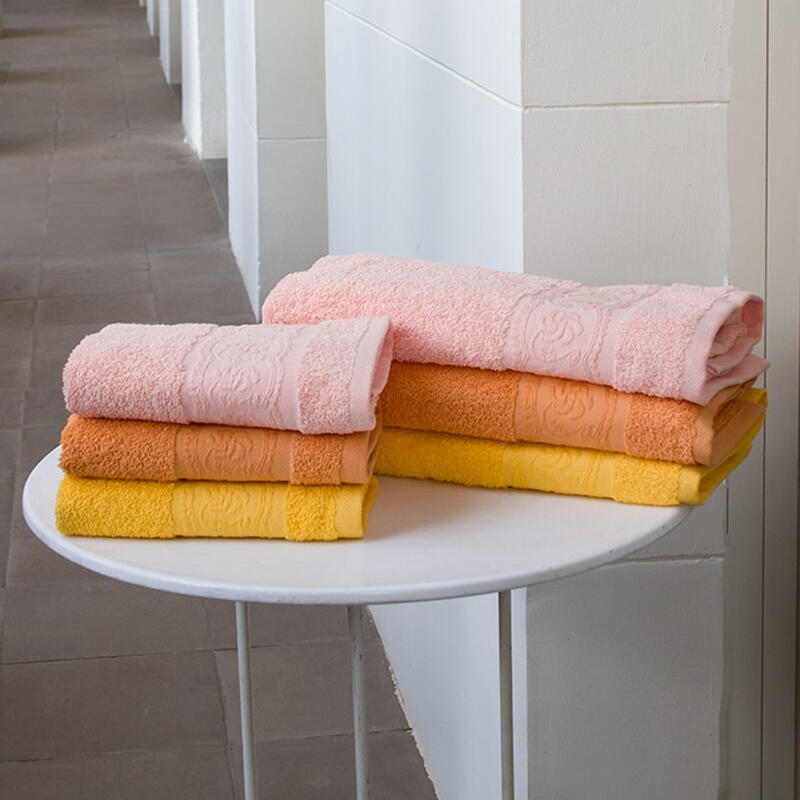 ASCIUGAMANI 3+3 IN SCATOLA SPUGNA 450 GRAMMI MQ BuyBuy24 Abbilgiamento e Biancheria