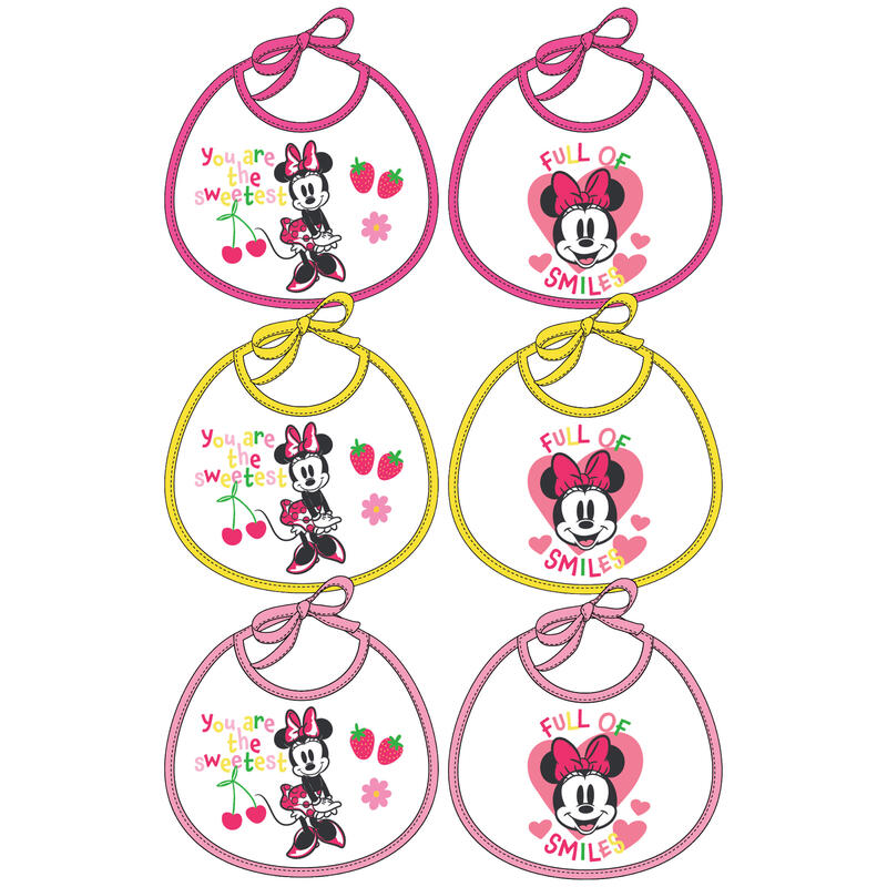 BAVETTA CONFEZIONE DA 6 PZ 18X18 CM BuyBuy24 Abbilgiamento e Biancheria