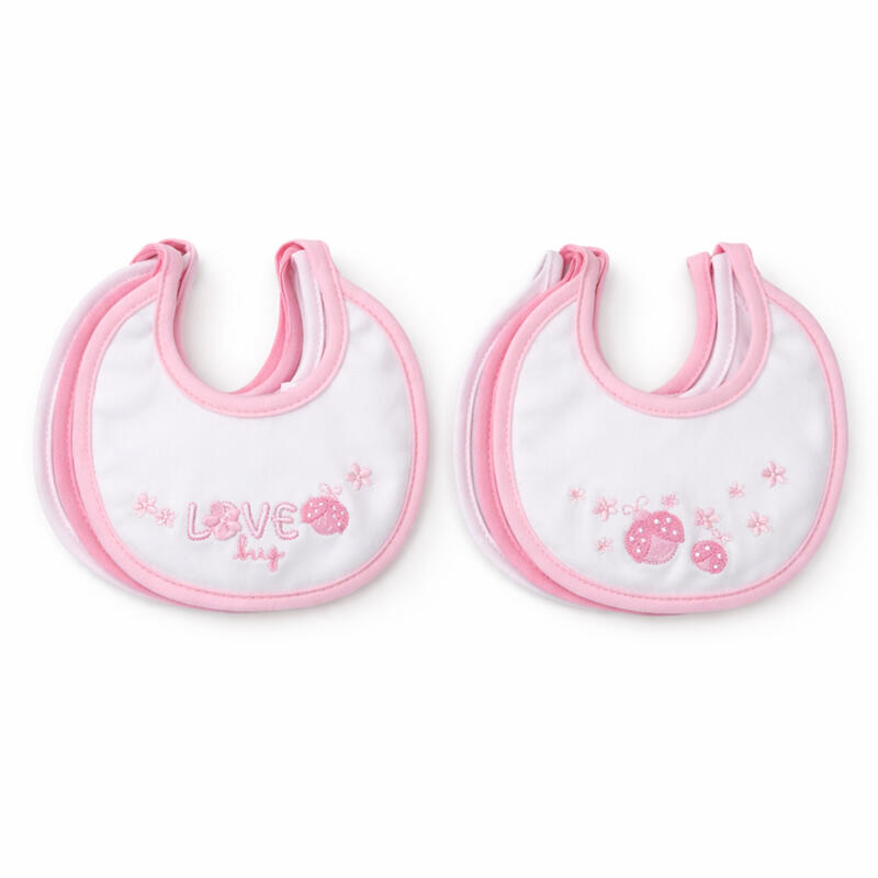 BAVETTA IN SPUGNA RICAMATA IN SCATOLA DA 6 PEZZI BuyBuy24 Abbilgiamento e Biancheria