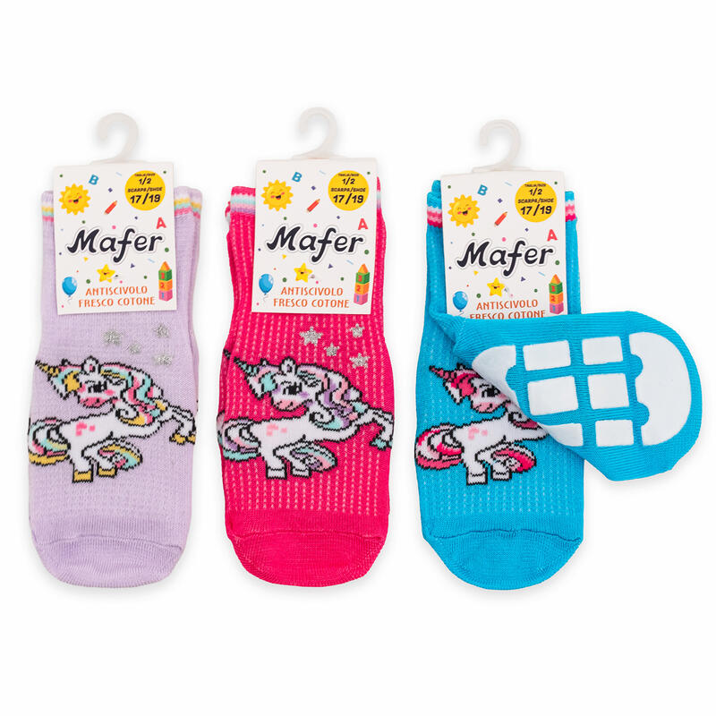 CALZA ANTISCIVOLO NEONATA FRESCO COTONE BuyBuy24 Abbilgiamento e Biancheria