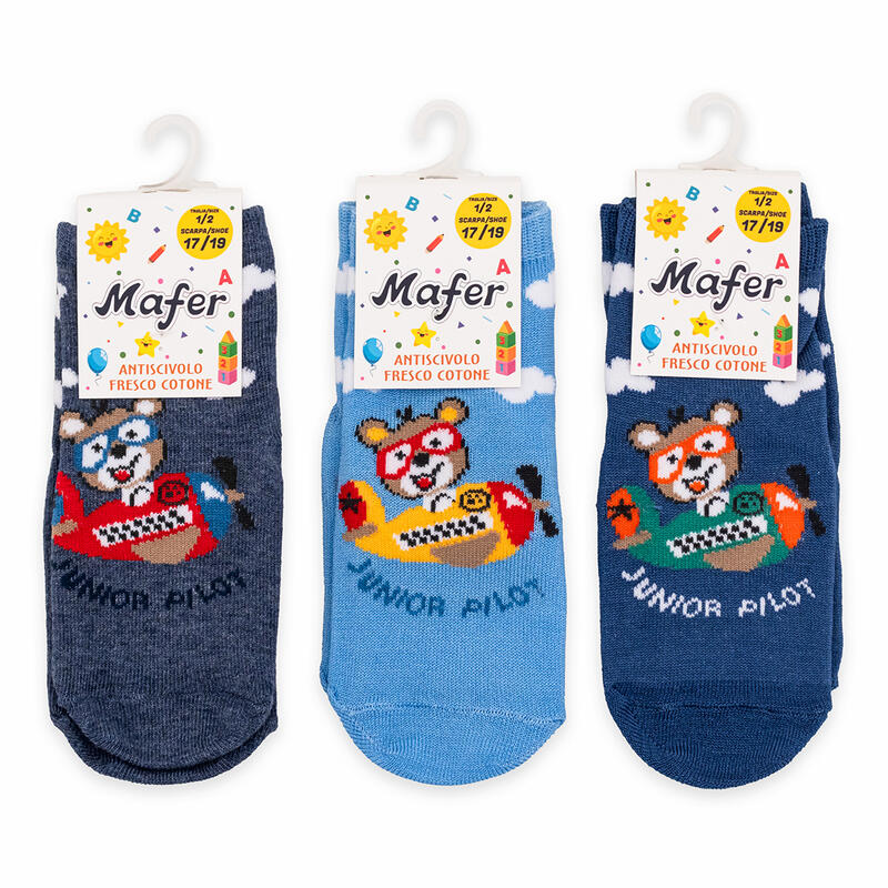 CALZA ANTISCIVOLO NEONATO FRESCO COTONE BuyBuy24 Abbilgiamento e Biancheria