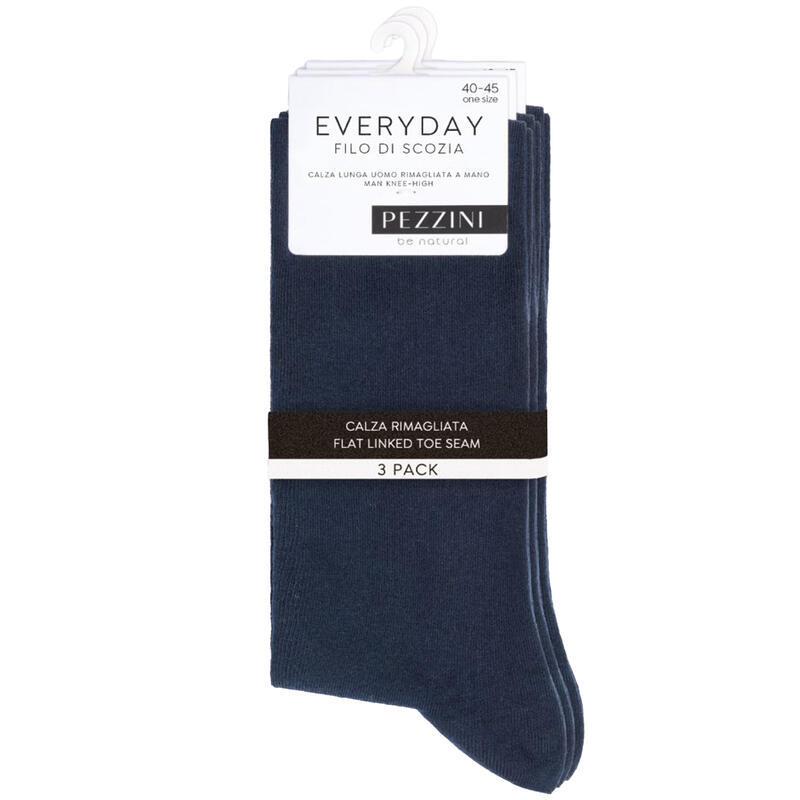 CALZA UOMO LUNGA COTONE FILO DI SCOZIA ELASTICIZZATO BuyBuy24 Abbilgiamento e Biancheria