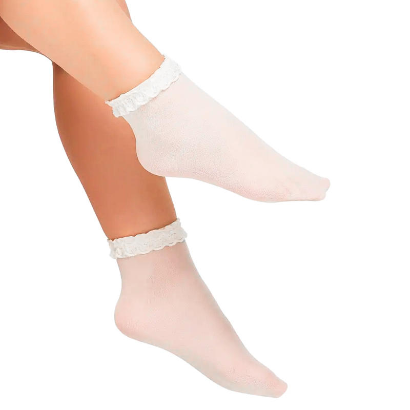 CALZINO BIMBA FILANCA CON PIZZO BuyBuy24 Abbilgiamento e Biancheria