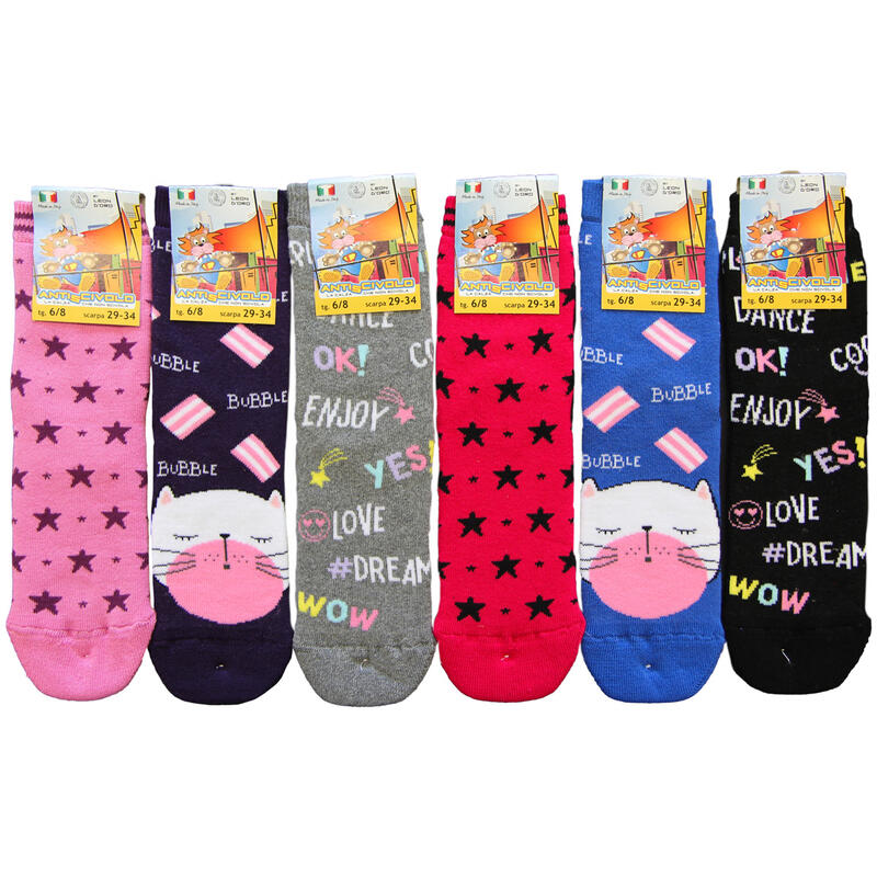 CALZINO BIMBA ANTISCIVOLO CALDO COTONE BuyBuy24 Abbilgiamento e Biancheria