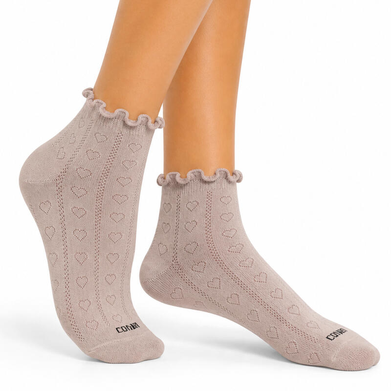 CALZINO DONNA CORTO SMOLLATO COTONE MERCERIZZATO BuyBuy24 Abbilgiamento e Biancheria