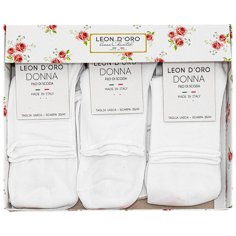 CALZINO DONNA COTONE CON POLSINO ELASTICO BuyBuy24 Abbilgiamento e Biancheria