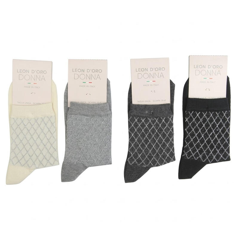 CALZINO DONNA FANTASIA CALDO COTONE BuyBuy24 Abbilgiamento e Biancheria