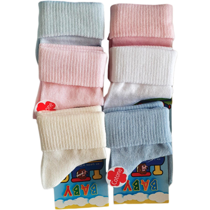 CALZINO NEONATO BABY RISVOLTO BuyBuy24 Abbilgiamento e Biancheria