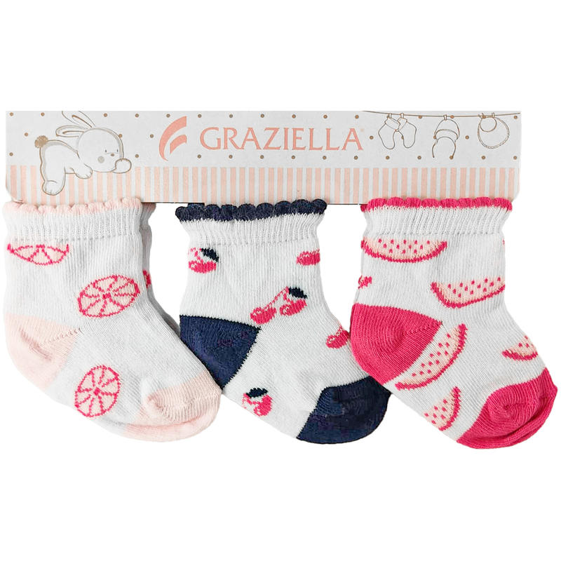 CALZINO NEONATO COTONE TRIS BuyBuy24 Abbilgiamento e Biancheria