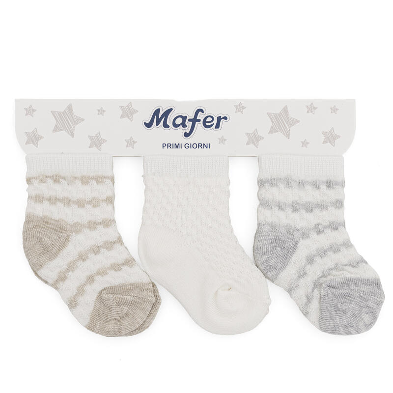 CALZINO NEONATO COTONE TRIS BuyBuy24 Abbilgiamento e Biancheria