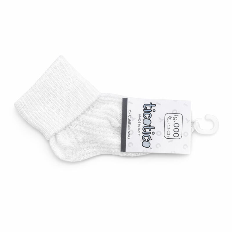 CALZINO NEONATO TRIPLO RISVOLTO 100% COTONE BuyBuy24 Abbilgiamento e Biancheria