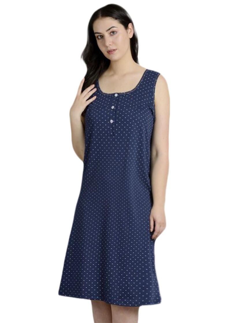 CAMICIA DA NOTTE DONNA SPALLA LARGA JERSEY BuyBuy24 Abbilgiamento e Biancheria