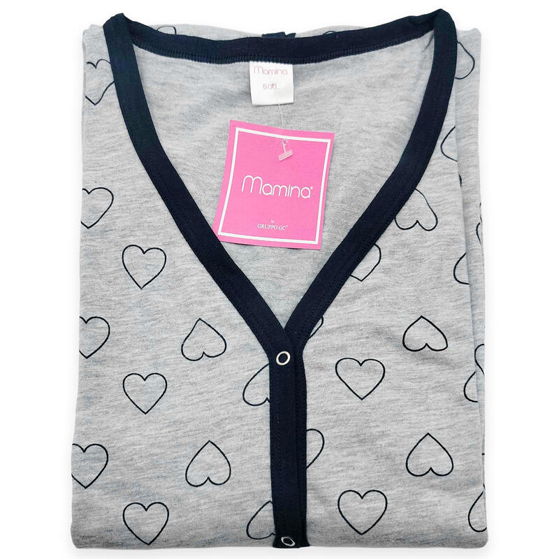 CAMICIA DA NOTTE PREMAMAN MEZZA MANICA COTONE BuyBuy24 Abbilgiamento e Biancheria