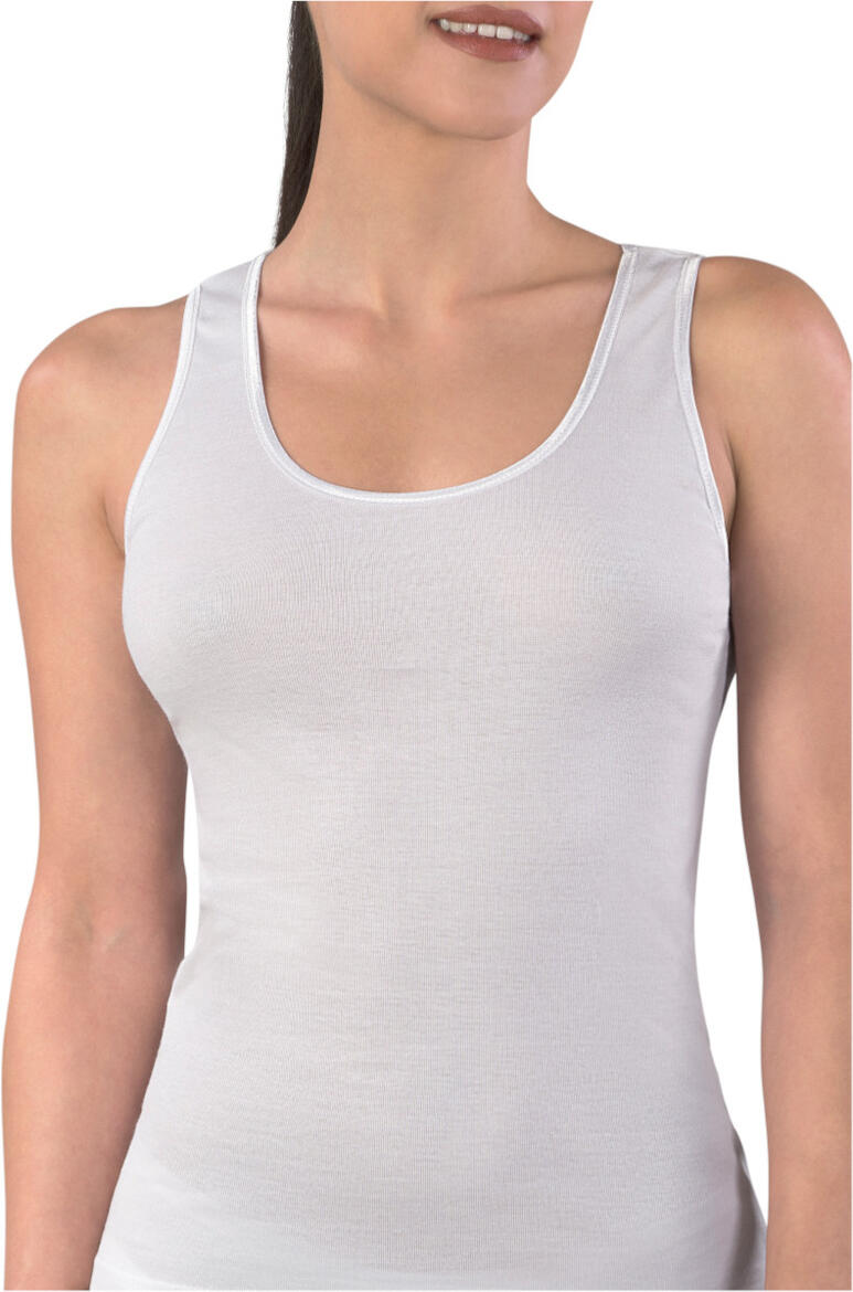 CAMICIOLA DONNA SPALLA LARGA BORDO RASO BuyBuy24 Abbilgiamento e Biancheria