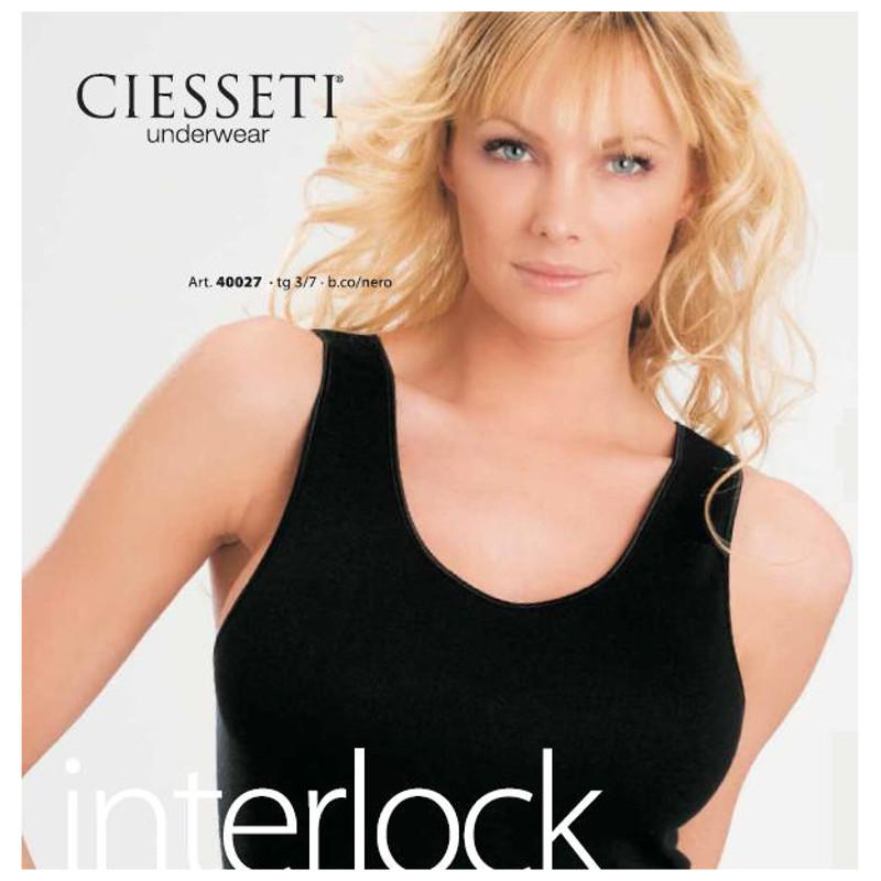 CAMICIOLA DONNA SPALLA LARGA COTONE INTERLOCK BuyBuy24 Abbilgiamento e Biancheria